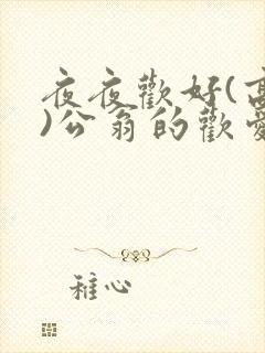 夜夜欢好(高h)公翁的欢爱