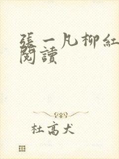 张一凡柳红免费阅读