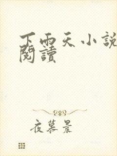 下雨天小说免费阅读