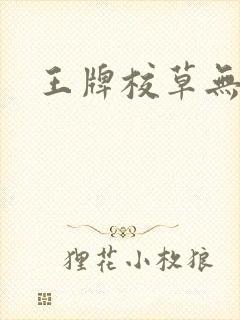 王牌校草无限爱