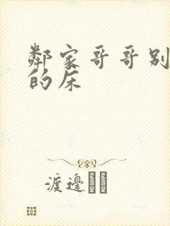 邻家哥哥别上我的床