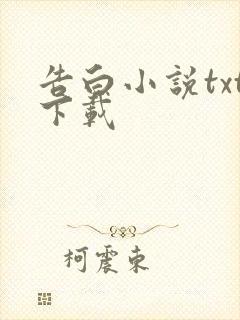 告白小说txt下载