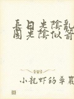 长日光阴乱作一团光阴似箭笔趣