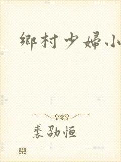 乡村少妇小说