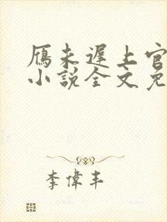 雁未迟上官穿越小说全文免费阅读