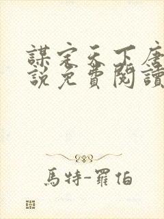 谋定天下唐诚小说免费阅读