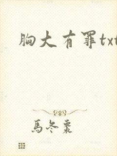 胸大有罪txt