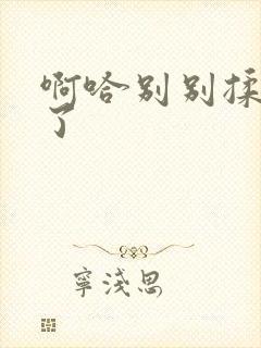 啊哈别别揉那处了