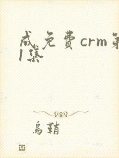 成免费crm第1集