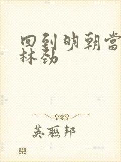 回到明朝当王爷林劲