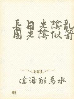 长日光阴乱作一团光阴似箭免费阅读