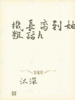 机长脔到她哭h粗话h