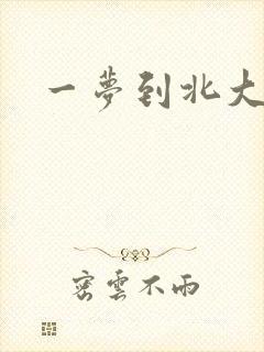 一梦到北大