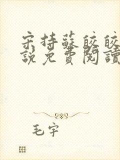 宋持苏皎皎的小说免费阅读