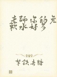 老师你的兔子好软水好多封面