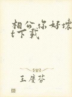 相公你好坏txt下载