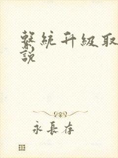 系统升级取液小说