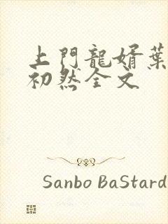 上门龙婿叶辰萧初然全文