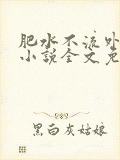 肥水不流外人田小说全文免费阅读全本免