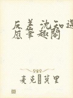 反差 沈知遇晏应笔趣阁