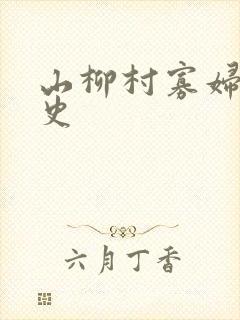 山柳村寡妇的情史