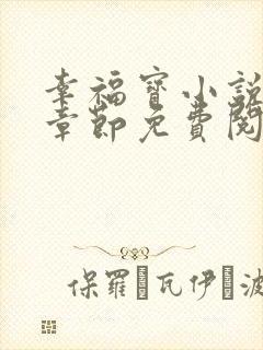 幸福宝小说最新章节免费阅读