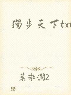 独步天下txt