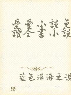 爱爱小说免费阅读全书小说乡村