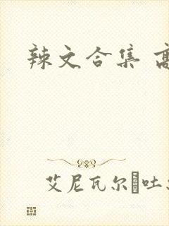 辣文合集 高h