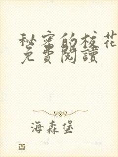 秘密的校花小说免费阅读