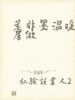 叶非墨温暖在厨房做