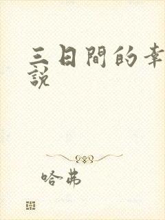 三日间的幸福小说