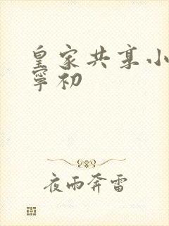 皇家共享小公主宁初