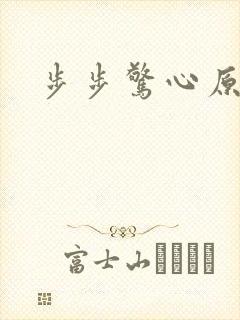 步步惊心原著