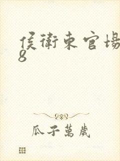 侯卫东官场笔记8