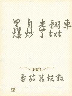 黑月光翻车后被爆炒了txt