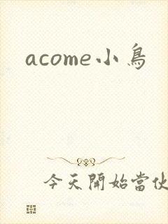 acome小鸟