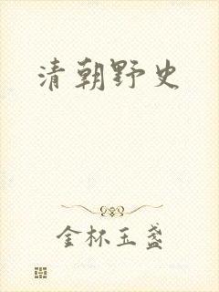 清朝野史