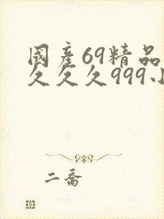国产69精品久久久久999小说