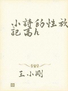 小诗的性放荡日记高h