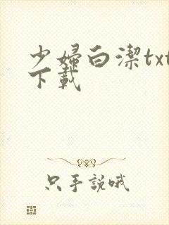 少妇白洁txt下载
