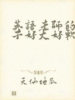 英语老师的小兔子好大好软水