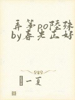 弄筝po陆殊词by春光正好