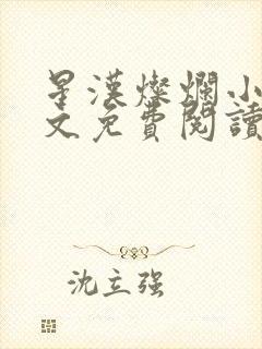 星汉灿烂小说全文免费阅读