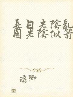 长日光阴乱作一团光阴似箭必读