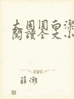 大团圆白洁免费阅读全文小说
