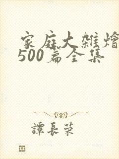 家庭大杂烩小说500篇全集