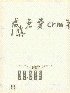 成免费crm第1集