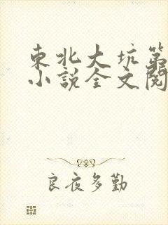 东北大坑第二部小说全文阅读