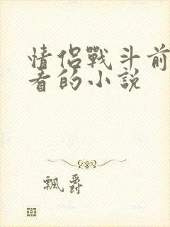 情侣战斗前适合看的小说